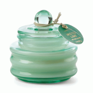 MG0321EU Beam 85g Glass Candle Paddywax Bright Green - Misted Lime